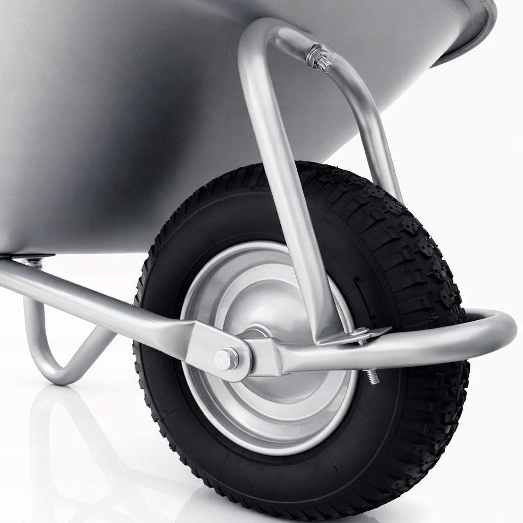 Garden Construction Wheelbarrow STRONG 100l - up to 150kg, Zinc, Strong, Solid Manufacturer code TSTR100L