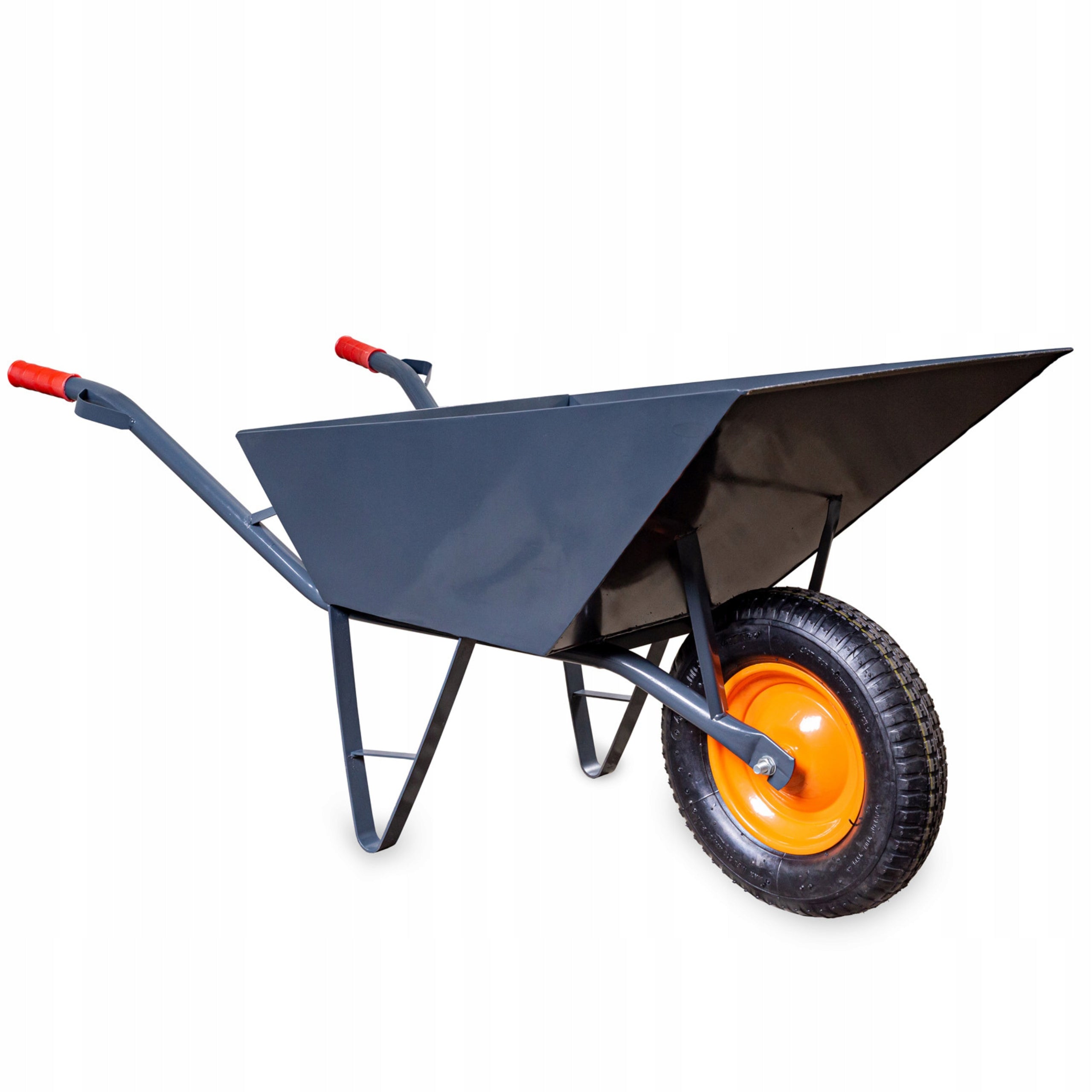 Garden Construction Wheelbarrow Up to 250 kg, Welded Steel Sheet 2mm 90L Skiva