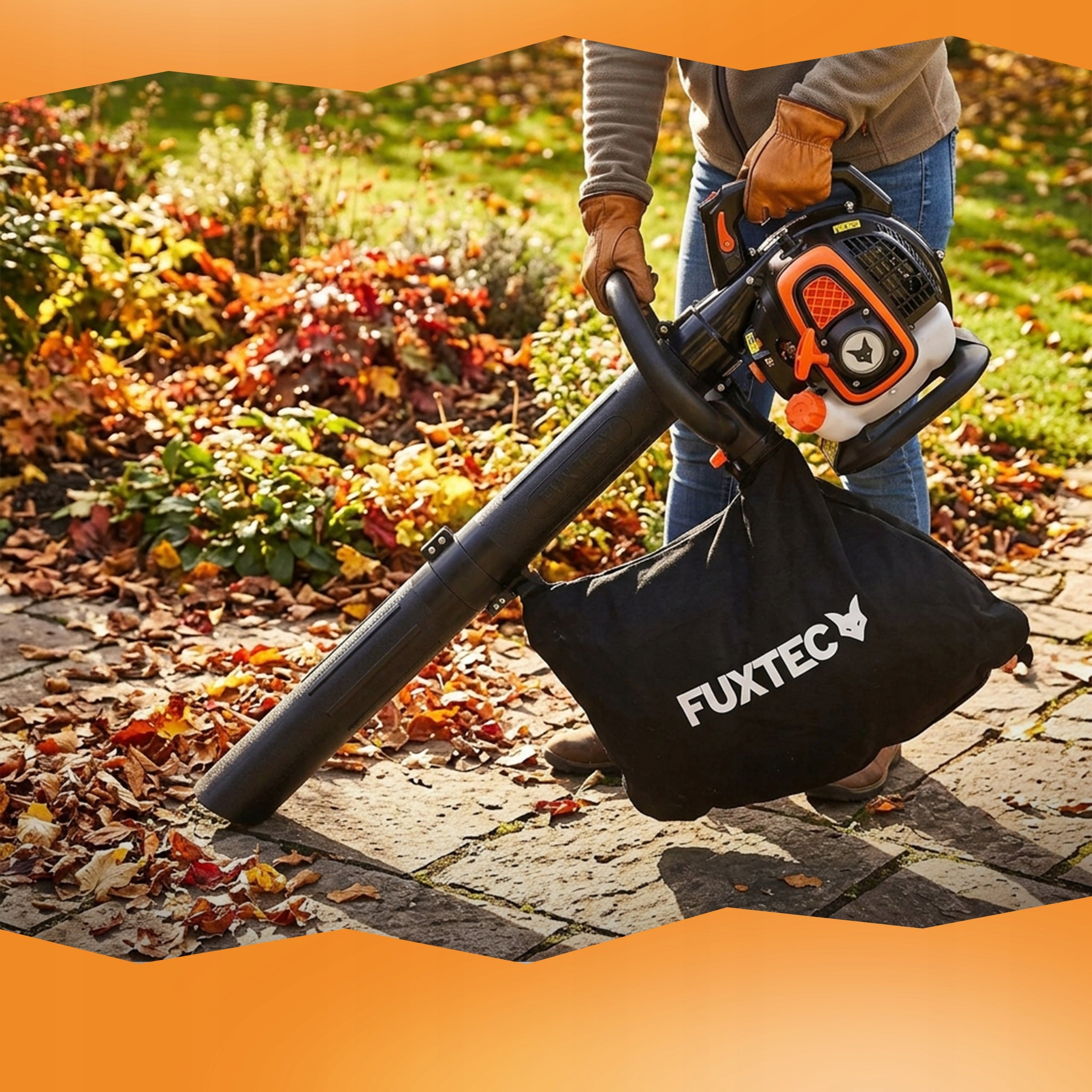 Garden DIESEL BLOWER for grass FUXTEC 62,7m/s 60L SHREDDER Manufacturer code FX-LBS126P
