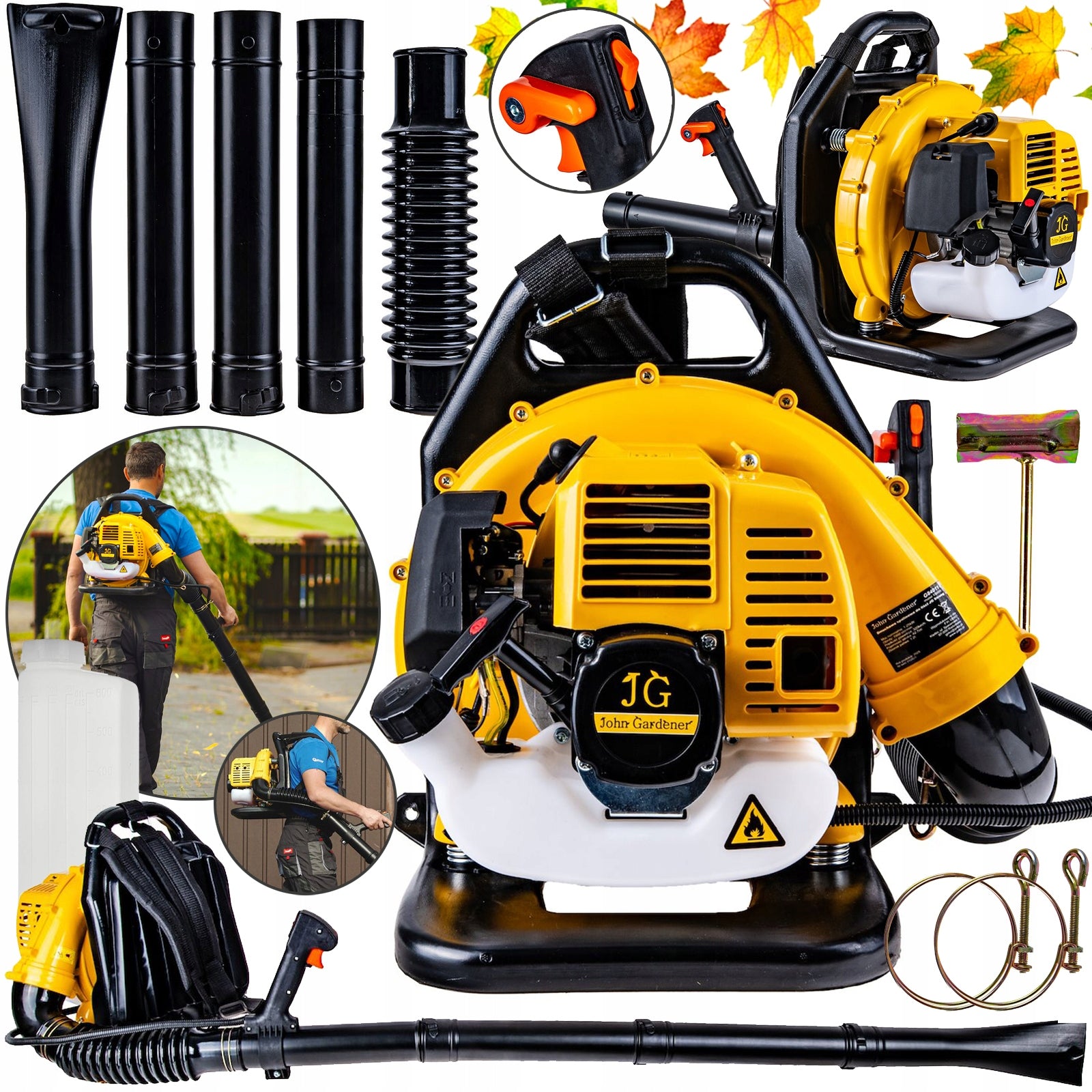 Garden Exhaust Blower BACKPACK for GARDEN Grass Leaf STRONG 320KM/H