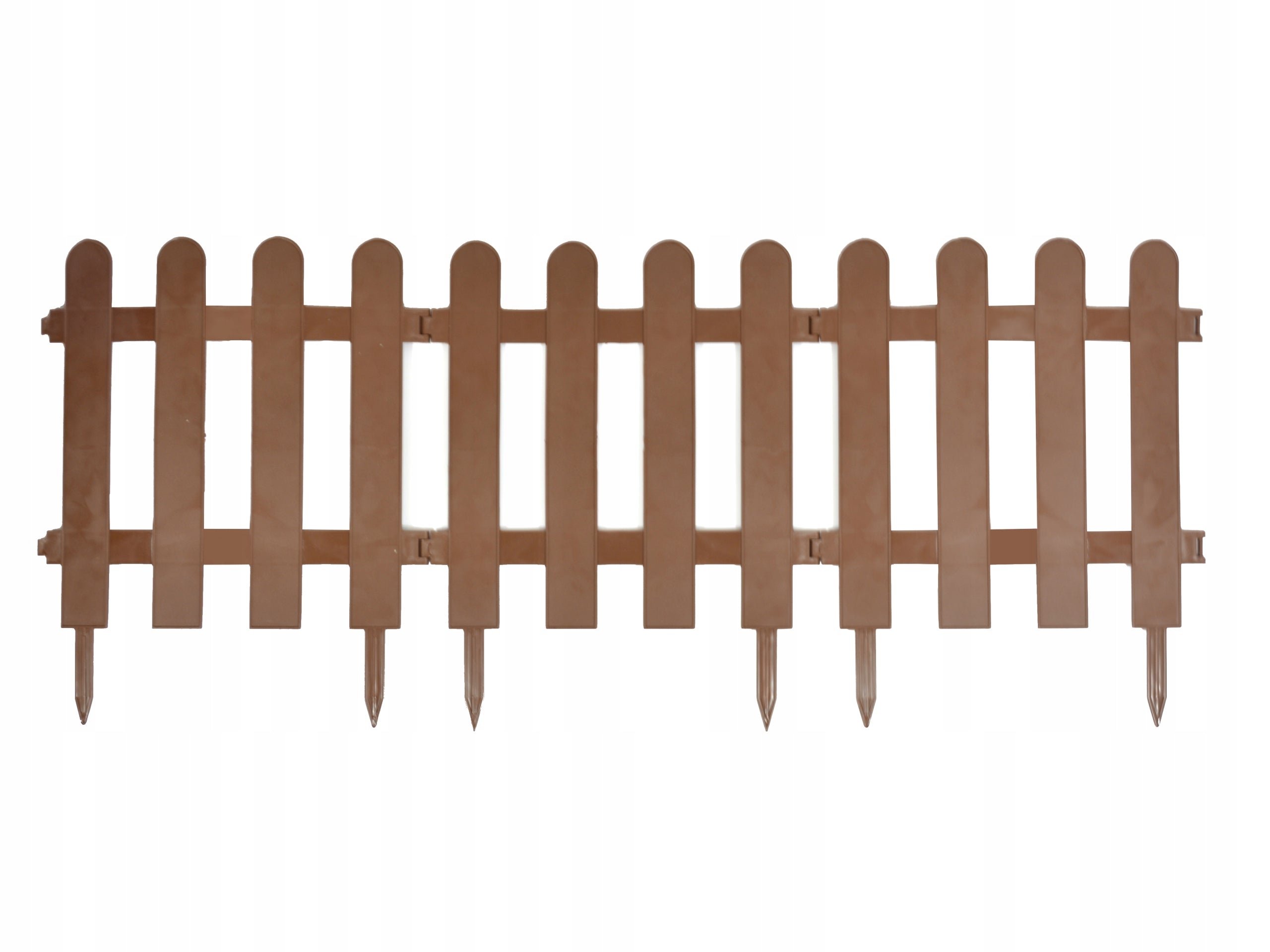 Garden Fence 10x Palisade Rim Brown 3m