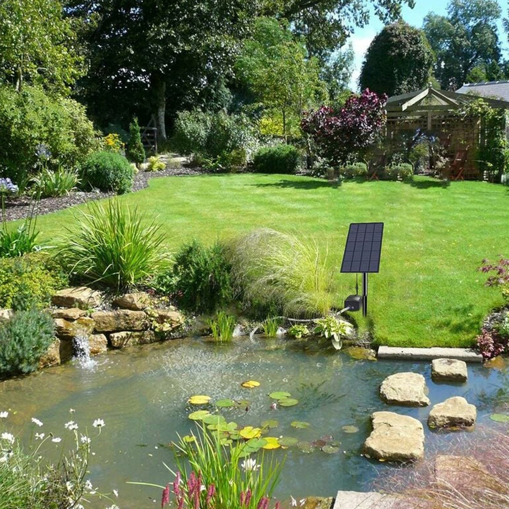 Garden Fountain Solar Pump Outdoor Fountain Automatic For Lake Additional information solar-powered