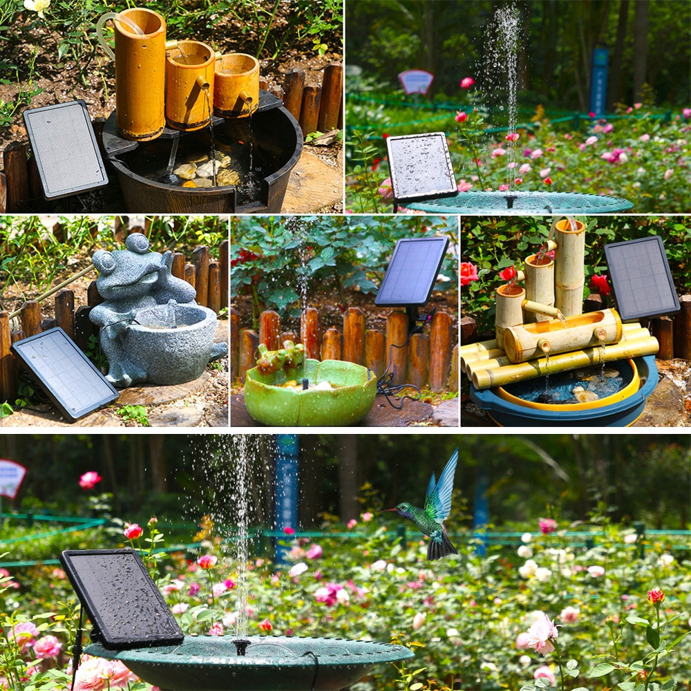 Garden Fountain Solar Pump Outdoor Fountain Automatic For Lake Manufacturer Bedee