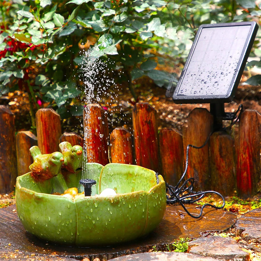 Garden Fountain Solar Pump Outdoor Fountain Automatic For Lake Packaging status original