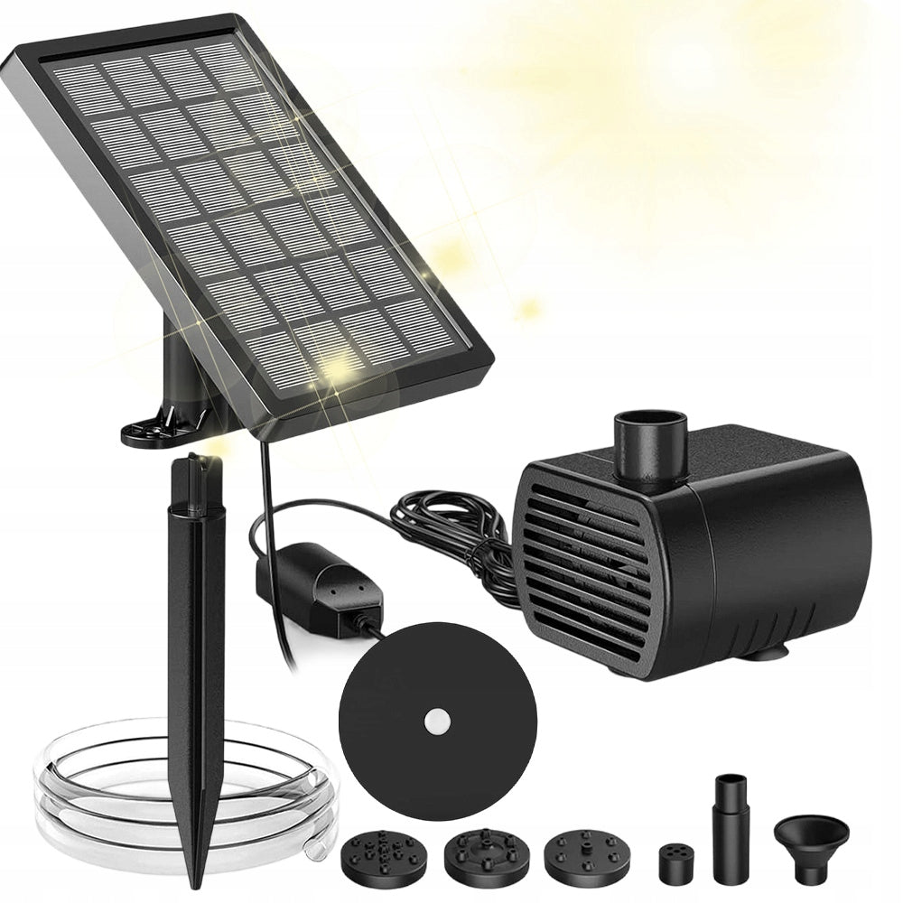 Garden Fountain Solar Pump Outdoor Fountain Automatic For Lake