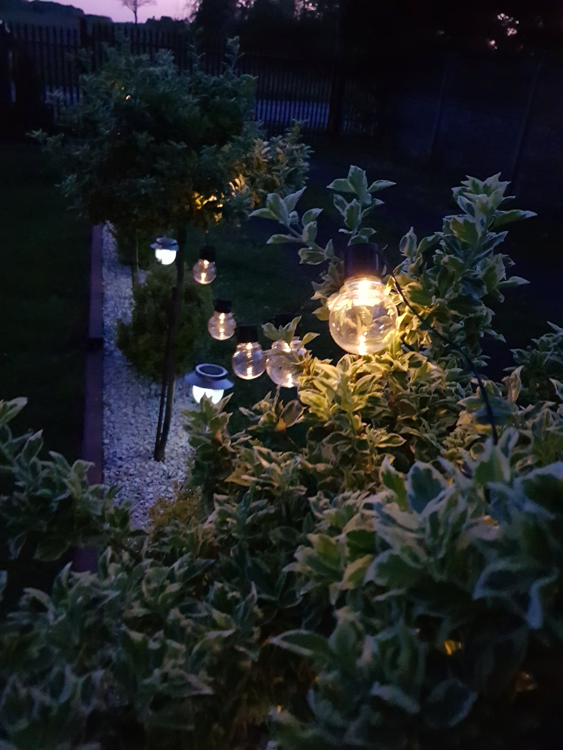 Garden Garland 20m Light Chain 20x Outdoor LED Light Bulbs E12 230V Number of light points 11 - 20