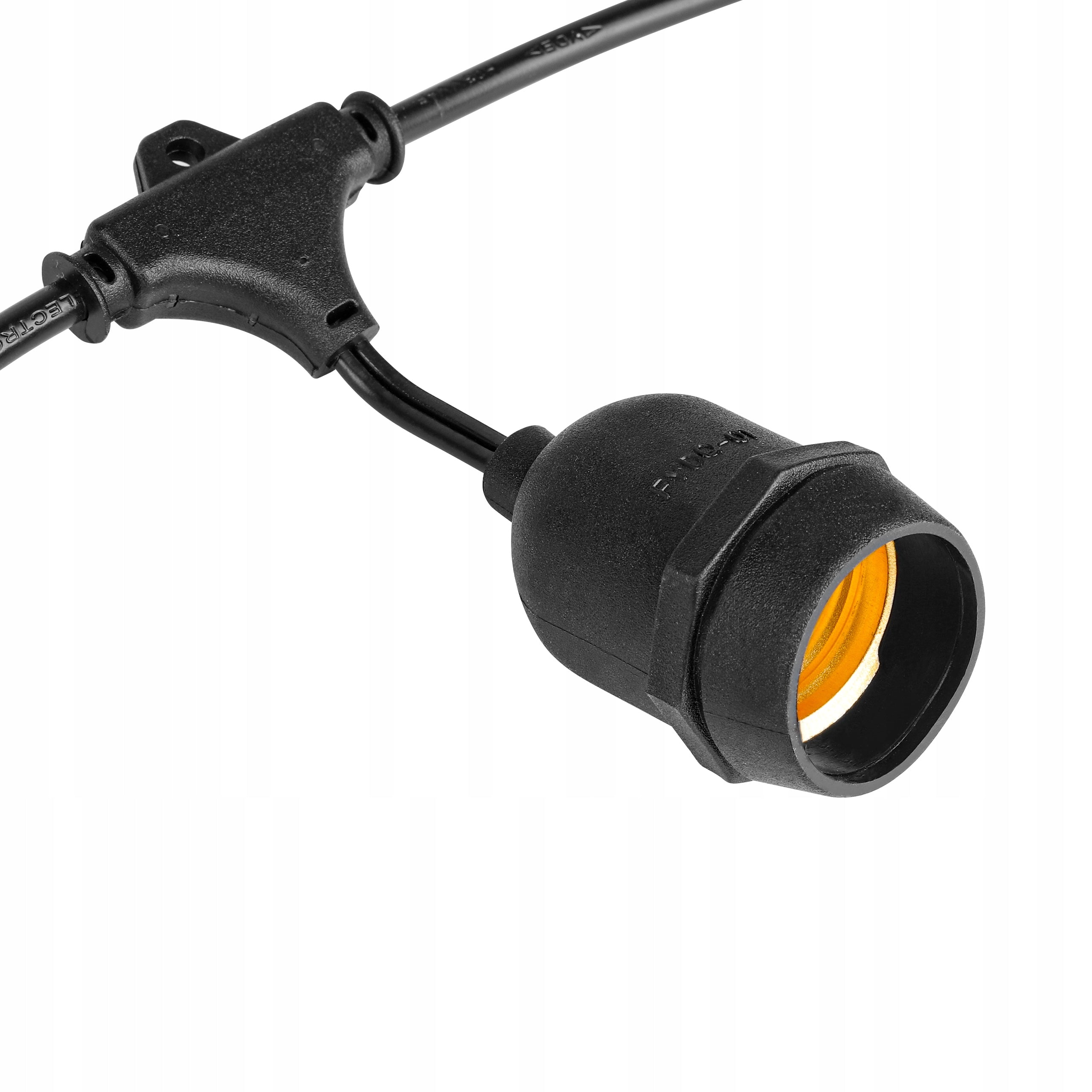 Garden Garland Light 15M 15X LED Bulb E27 Waterproof Cord Length 1508 cm