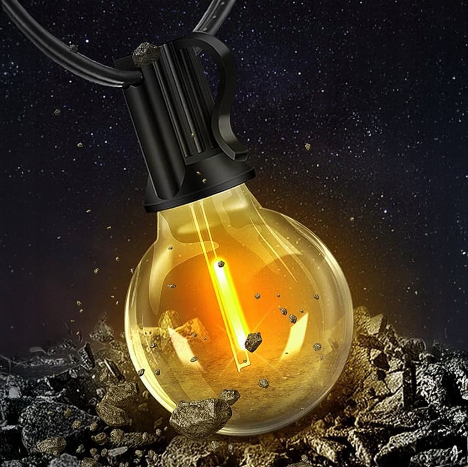 Garden Garland Light 20M 36X LED Bulb E12 Remote Control Dimmable Chain Manufacturer code Girlanda Świetlna 4454
