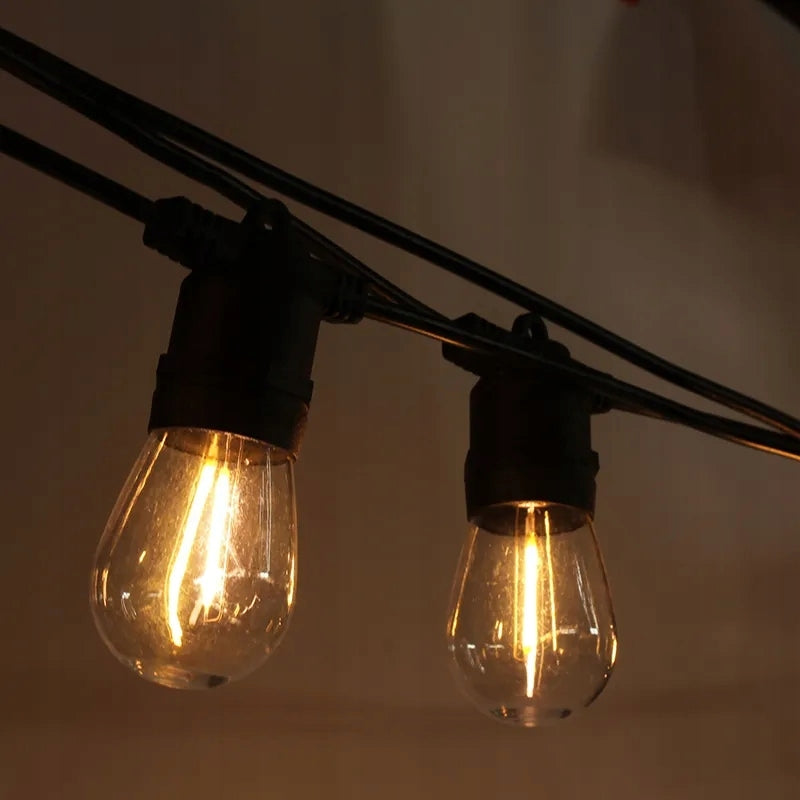 Garden Garland Light LED 15m Terrace Chain WATERPROOF 16x Bulbs Manufacturer code ASS14-4816