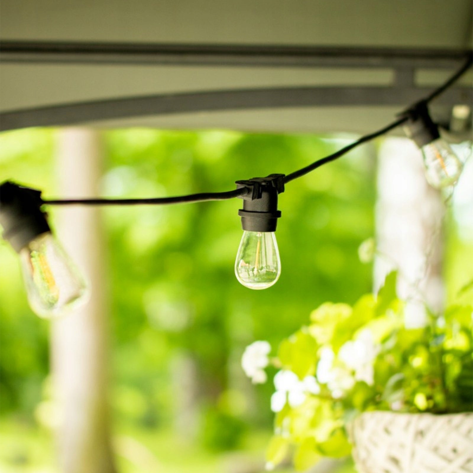 Garden Garland Outdoor Light Chain Decorative 10M 10x E27 for LED Power supply mains