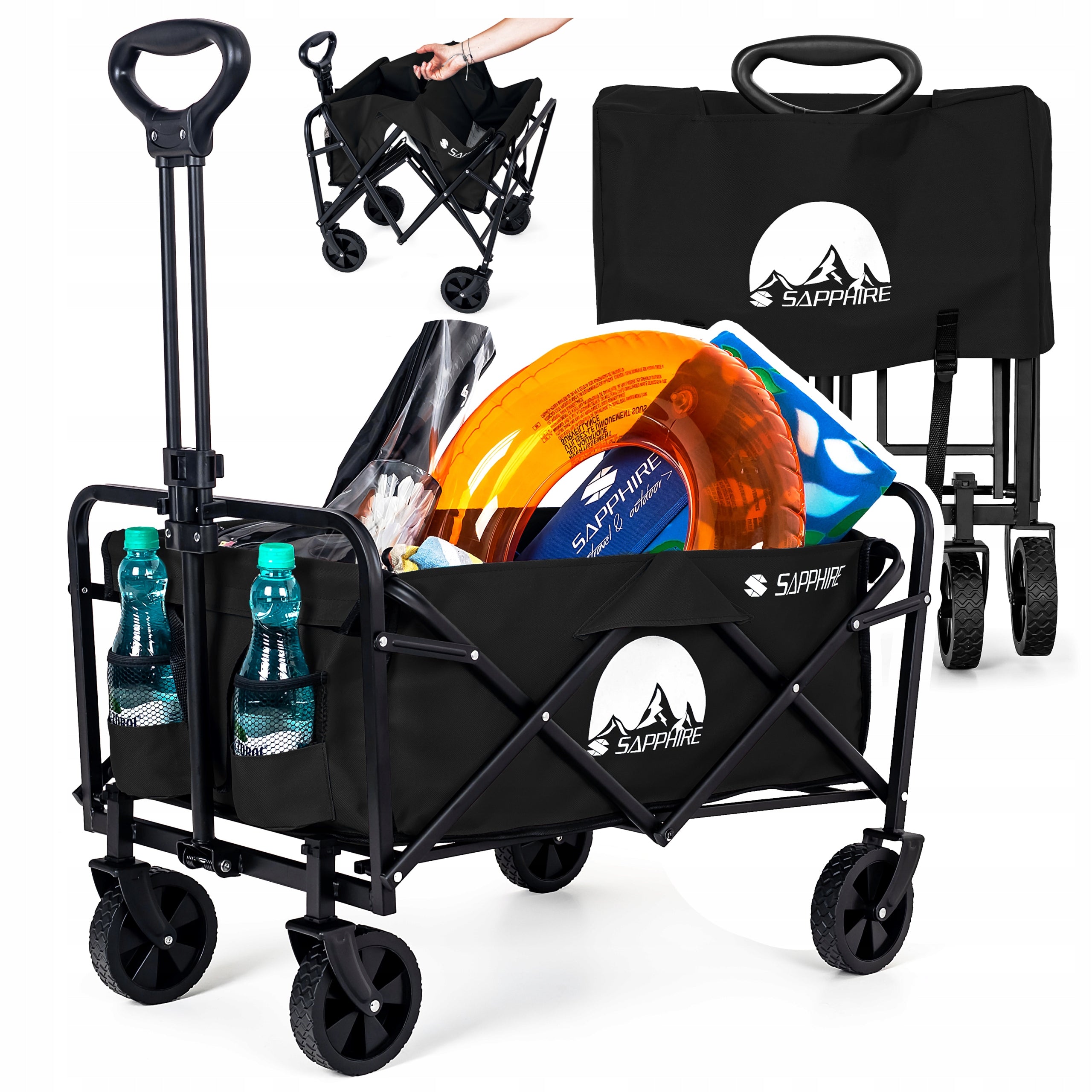 Garden Hiking CART Large Transport Folding Cover 80L