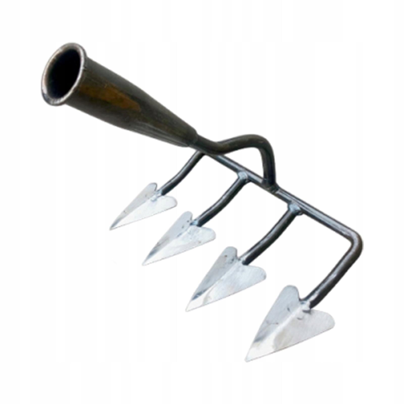 Garden Hoe Efficient Handheld Sturdy Replacement Versatile Compact 4 Teeth Brand no brand