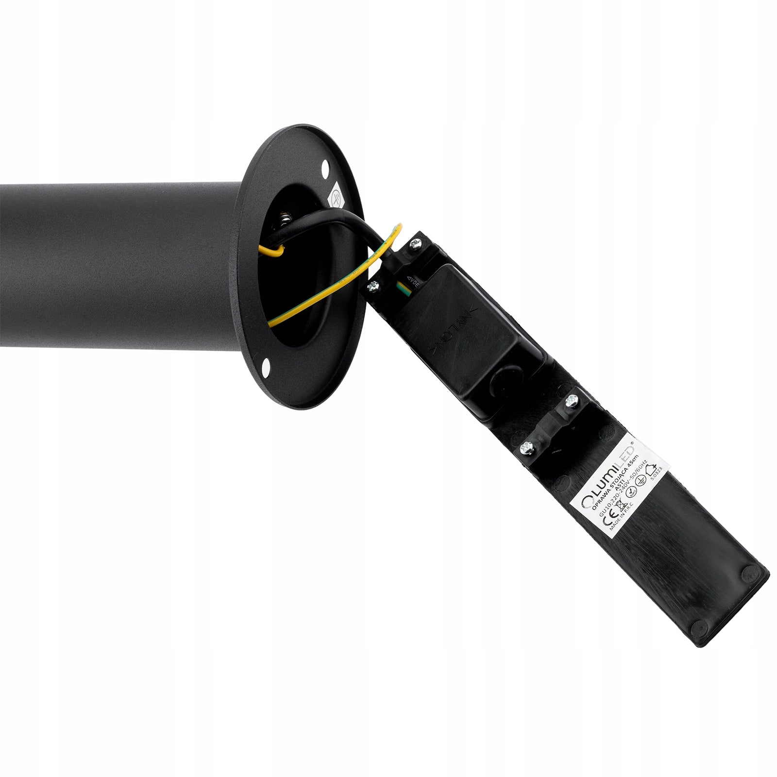 Garden Lamp Fixture POST Outdoor Headlight for LED GU10 Standing 45 cm Thread type GU10