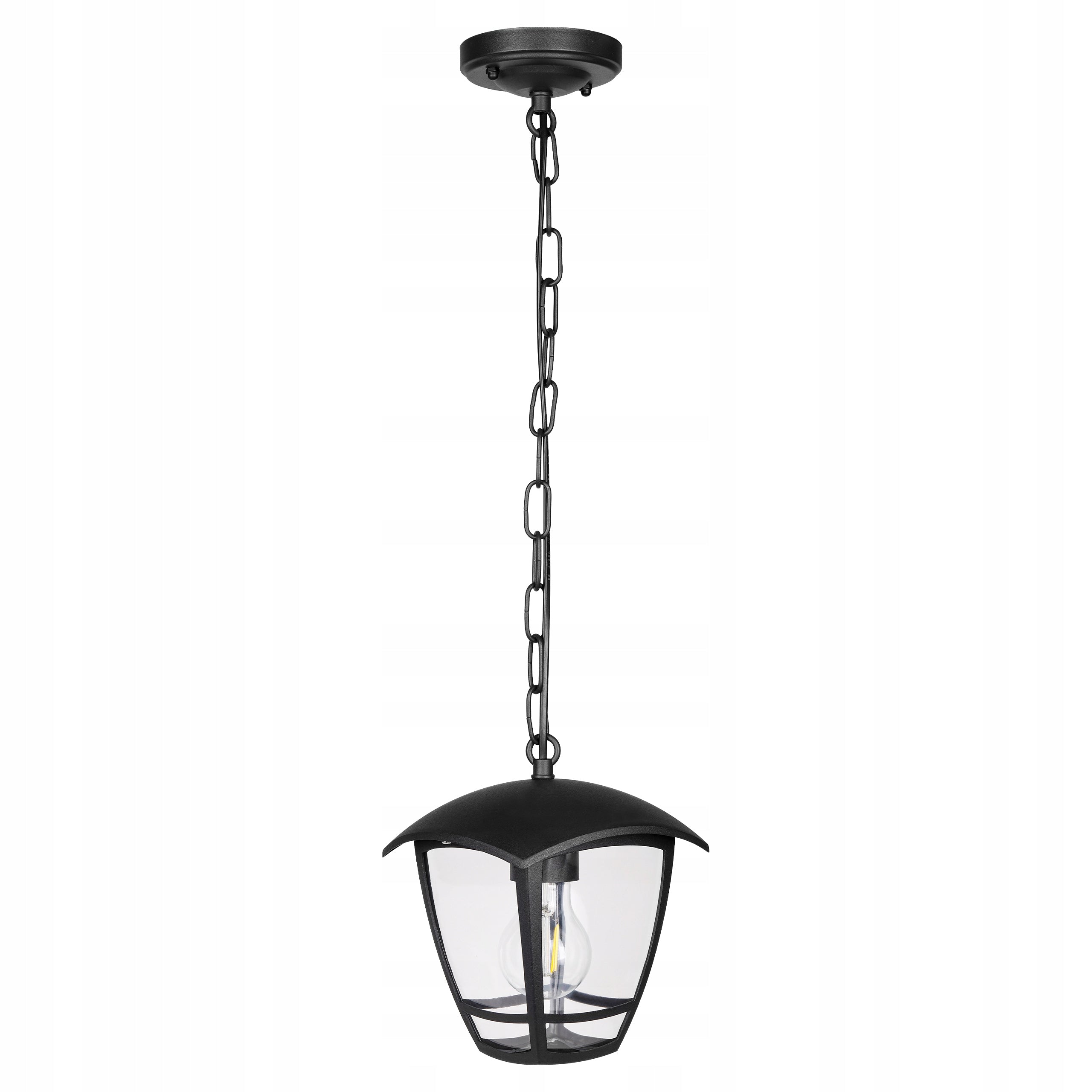 Garden Lamp Hanging Fixture Wall Lamp E27 Outdoor LED Black LANTERN Packaging status original