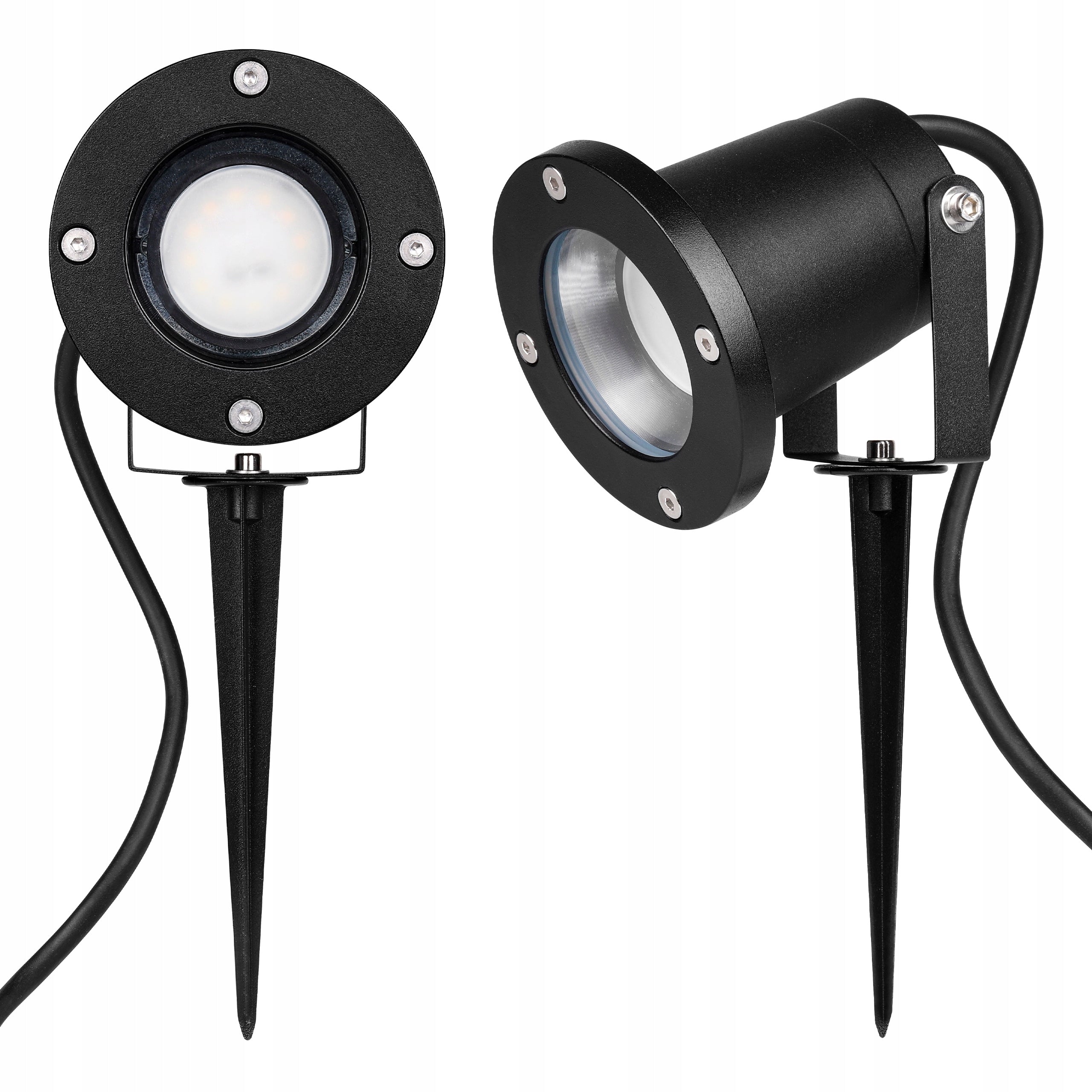 Garden Lamp Headlight Driven GU10 For Garden With IP65 Cable Packaging status original