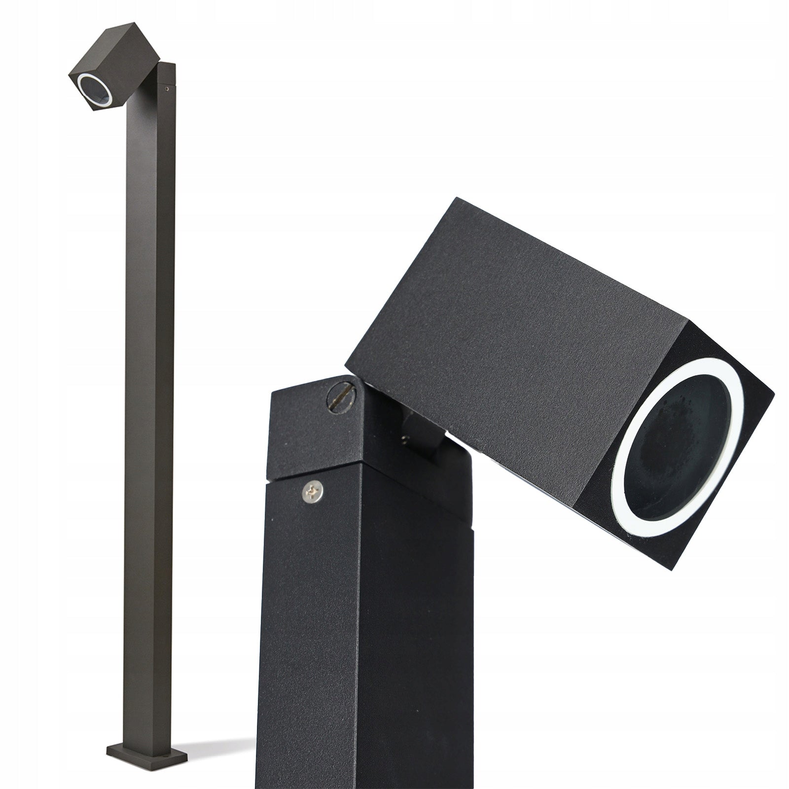 Garden Lamp LED Outdoor Lighting Post GU10 IP44 Black Kobi