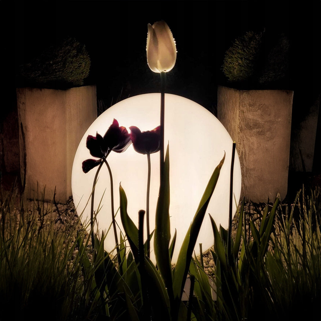 Garden Lamp Outdoor Fixture BALL LEDE27 IP44 White UV Terrestrial 30cm Manufacturer code 013-GB-0457-DF