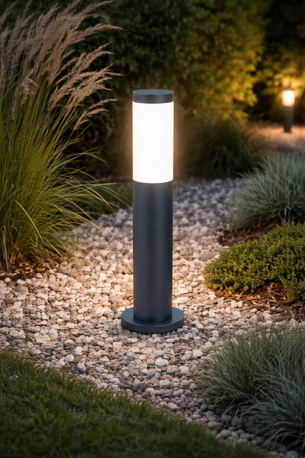 Garden Lamp Outdoor Standing E27 LED Post 65 cm Premium Packaging status original