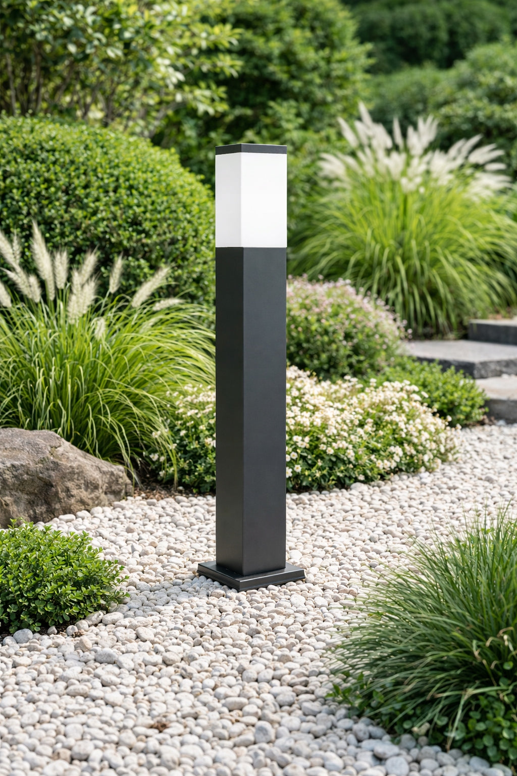 Garden Lamp Outdoor Standing E27 LED Post 90 cm Premium Packaging status original