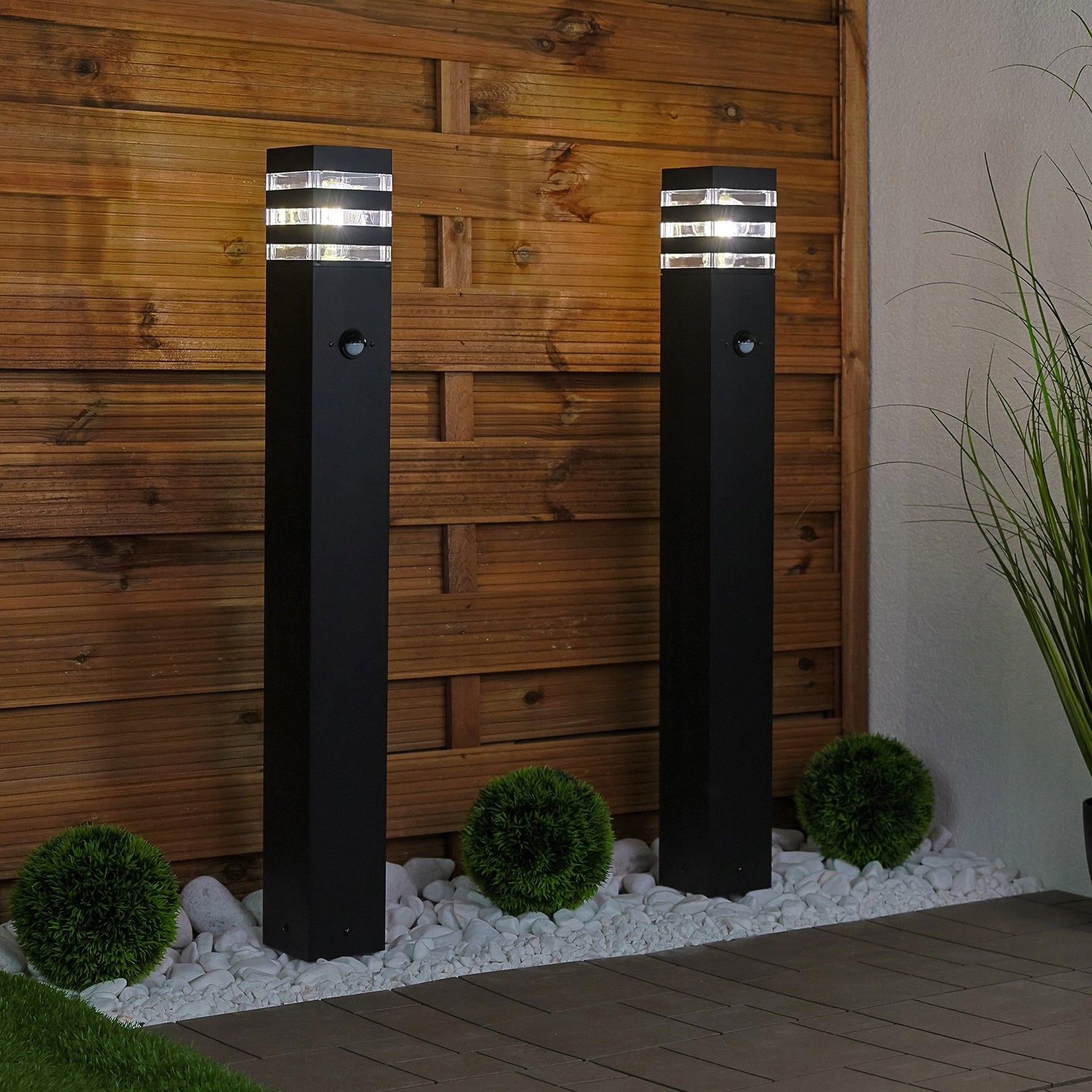 Garden Lamp Outdoor Standing Post E27 LED Motion Sensor TAXUS 2 80cm Additional information motion sensor hermetic luminaire replaceable light source