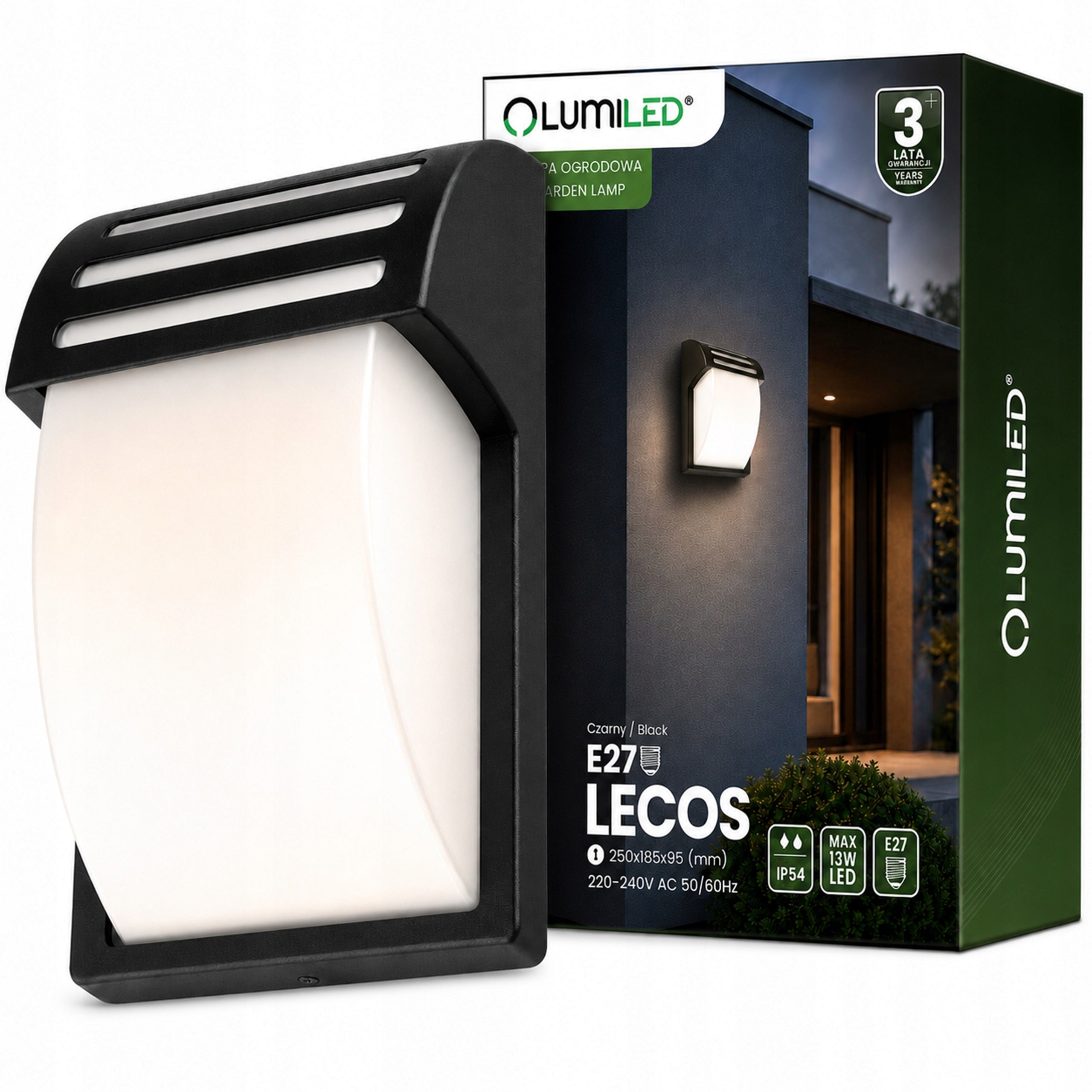 Garden Lamp Outdoor Wall Facade Wall Lamp E27 LED Wall Garden