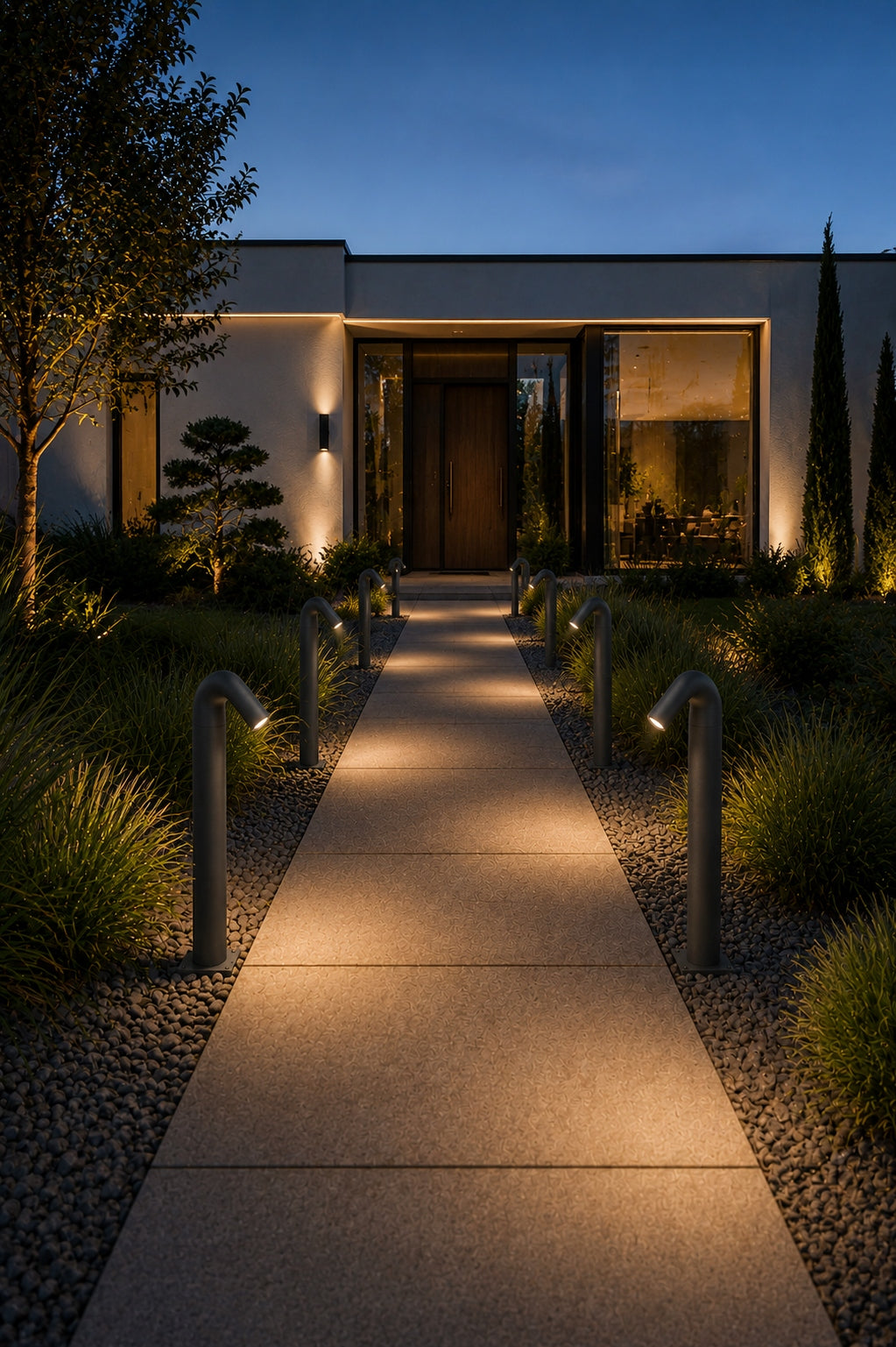 Garden Lamp Post LED G9 1,7W 4000K 450 mm IP67 STEVEN Fumagalli Power supply mains