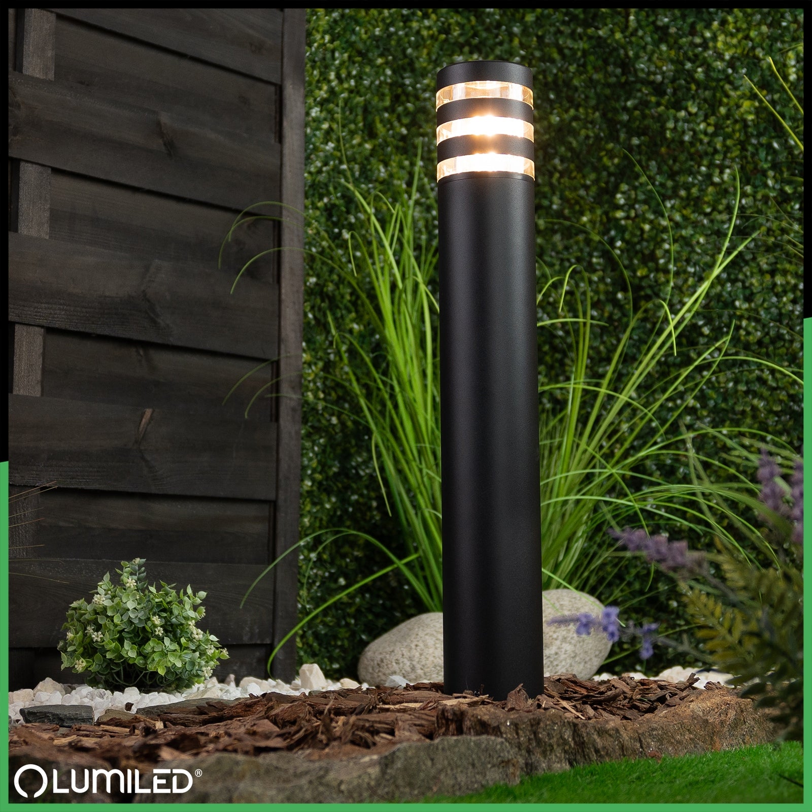 Garden Lamp Standing Outdoor Post 60cm Bulb E27 LED WATERPROOF Thread type E27