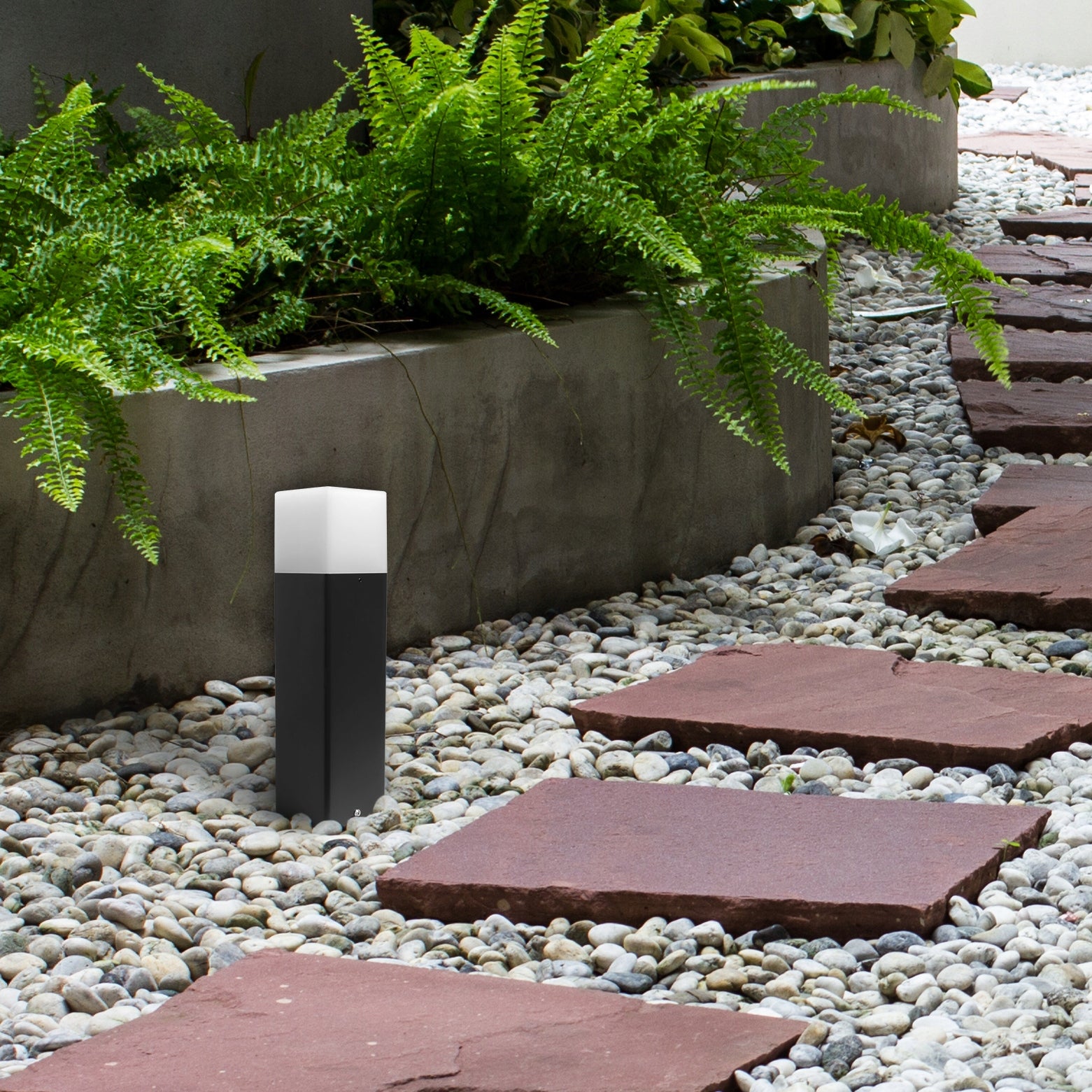 Garden Lamp Standing Post 32cm Outdoor E27 BLACK LED Manufacturer code 1698