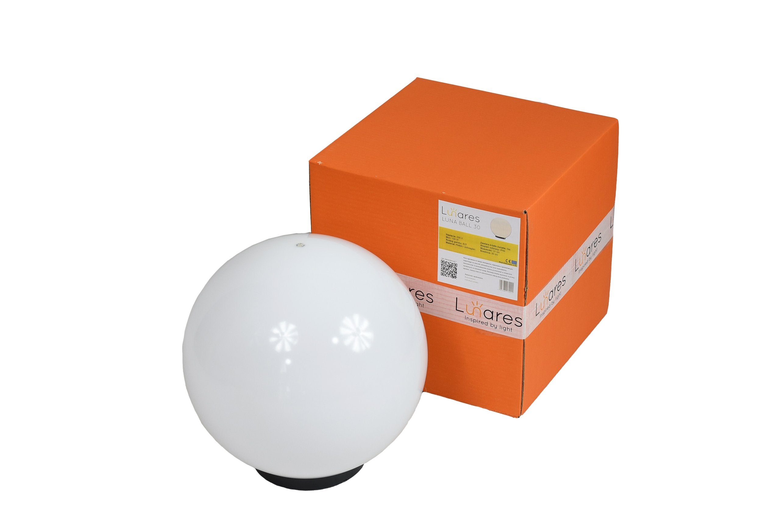 Garden Lamps Decorative Balls 30 cm Luna Ball + LED - PREMIUM - UV