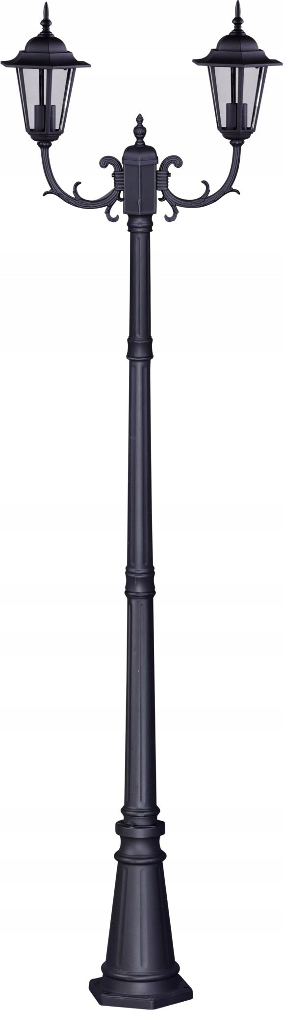 Garden Lantern Black High 233cm Elegant IP44 K-7064A2/2 STANDARD