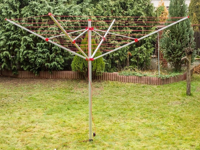 Garden Laundry Dryer 50m | Metal Fittings | Anchors Cover Kind Stationary