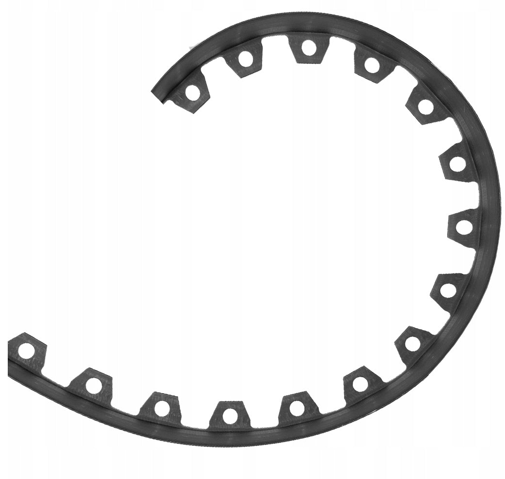Garden Lawn edging 10 meters + 20 Graphite Anchors 40mm Plastic Manufacturer code Obrzeże 40mm + zestaw 20 kotwy do mocowa LMG