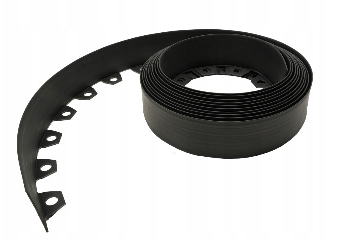 Garden Lawn edging 10 meters + 20 Graphite Anchors 40mm Plastic Packaging status original