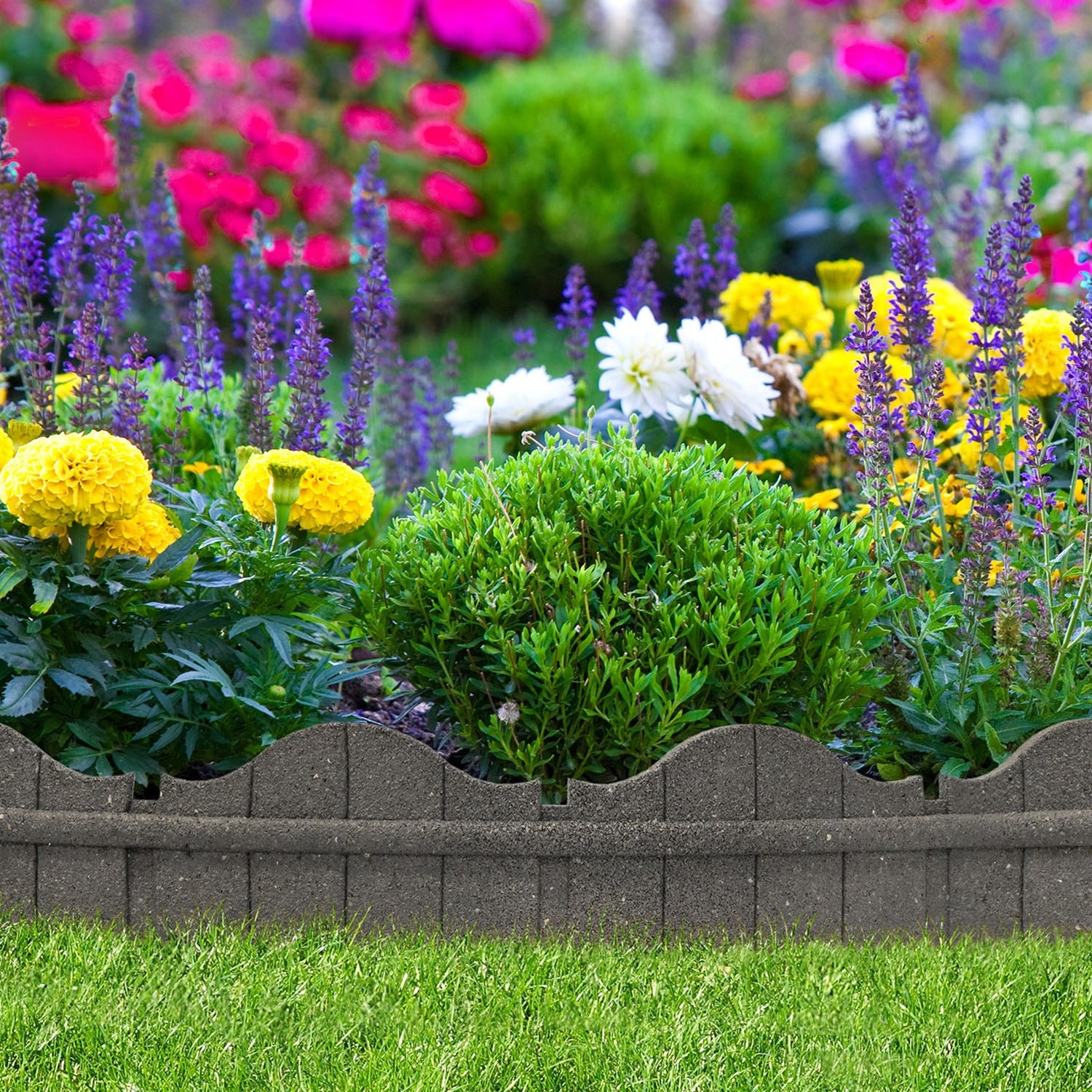 Garden Lawn edging 118cm Fence Palisade Frost-resistant Flexible Manufacturer code EU5000172