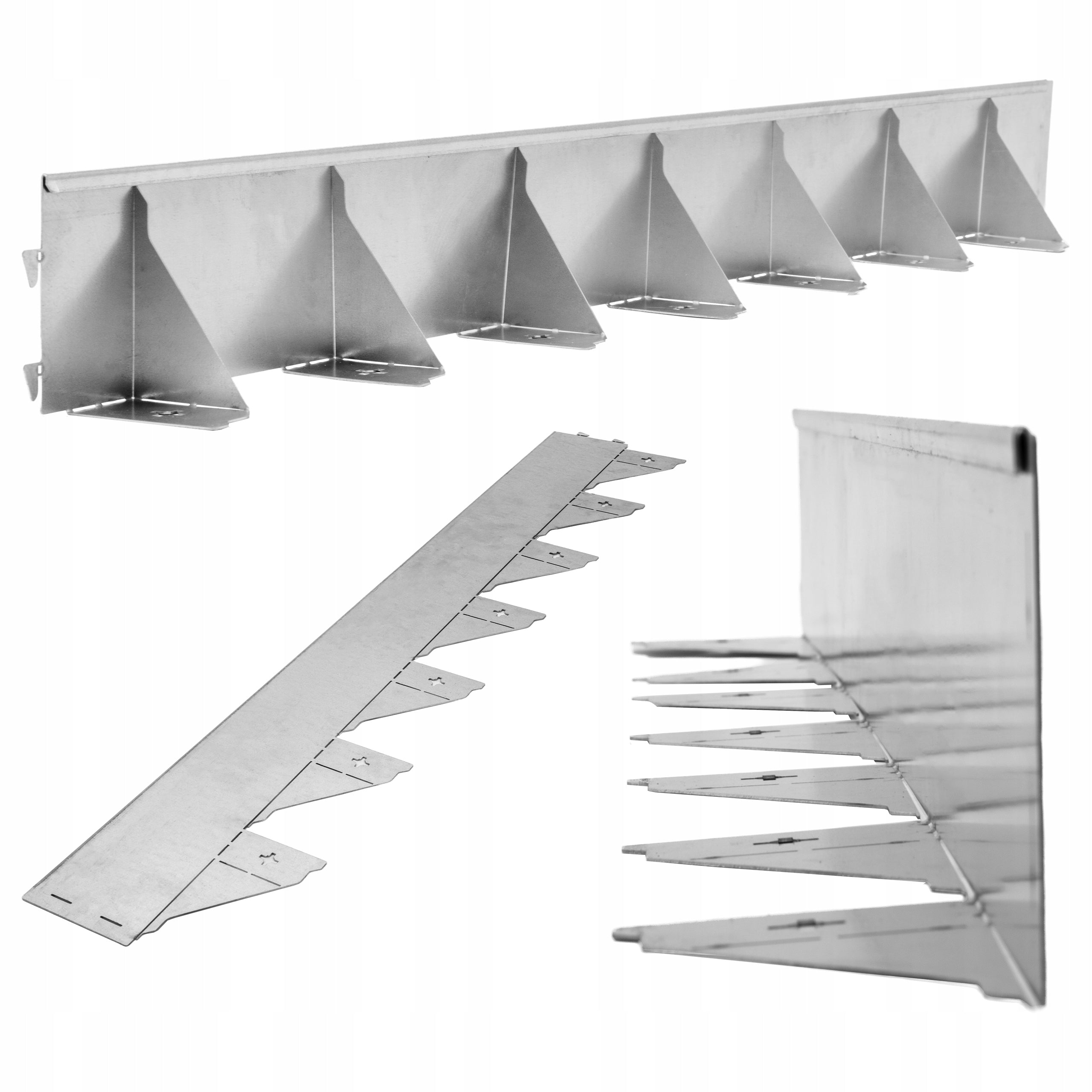 Garden Lawn edging Steel H-10cm GardenBord 1meter Galvanized