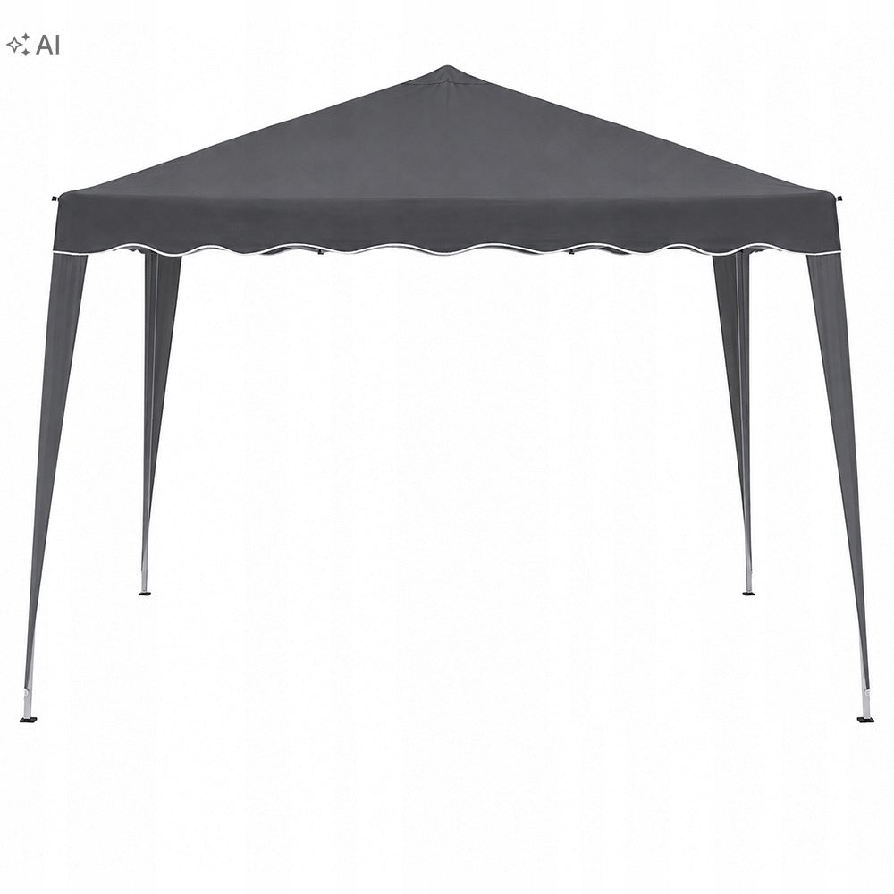 Garden Pavilion 3x3 Commercial Tent Party Gazebo Grey For Garden Grey Manufacturer no brand