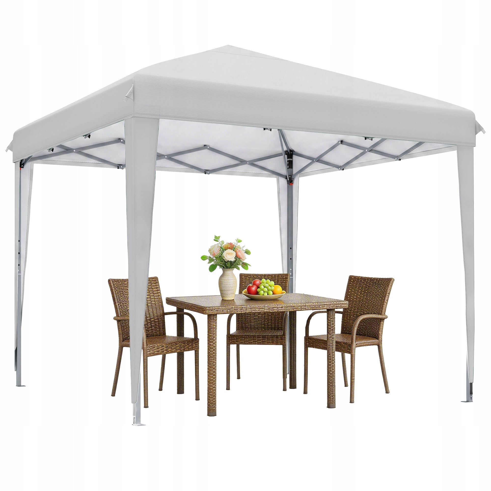 Garden Pavilion Tent Gazebo 3x3m Waterproof Metal Frame Camping White Manufacturer code GDPAOP-0052-E-AL