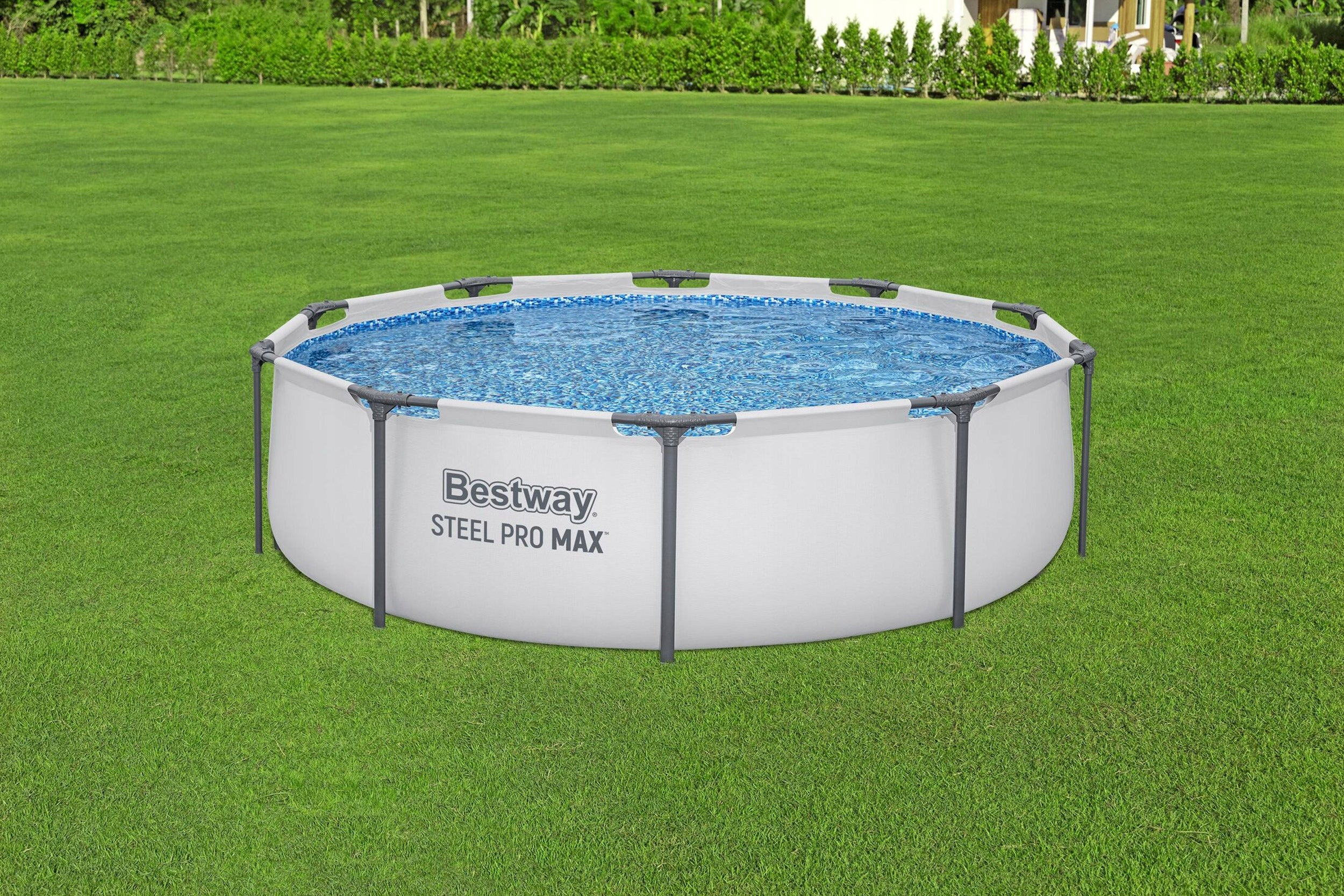 Garden Pool Framed 305 x 76 cm with pump Bestway 56408 Series Steal Pro Max