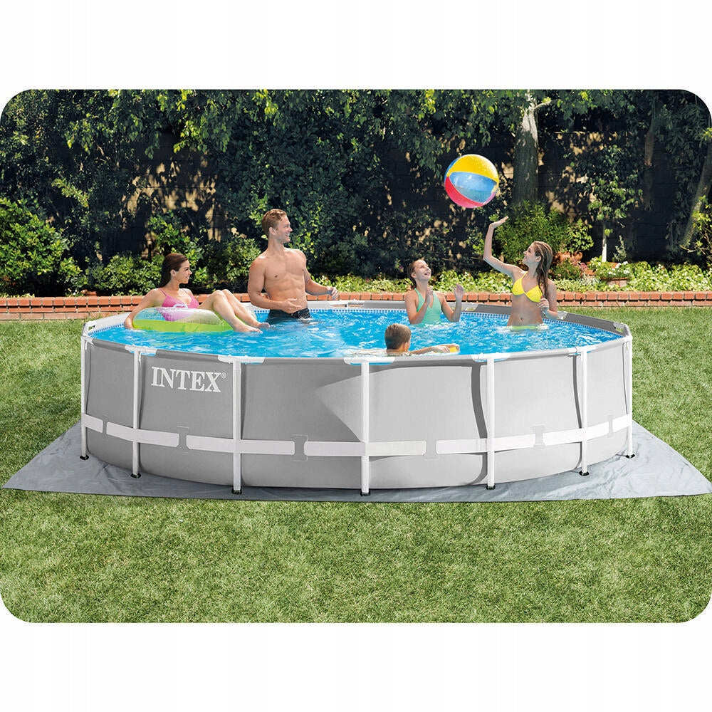 Garden Pool Framed 427x107 cm INTEX 26720 SET + PUMP Brand Intex