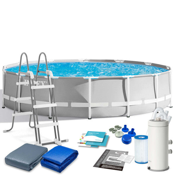 Garden Pool Framed 427x107 cm INTEX 26720 SET + PUMP