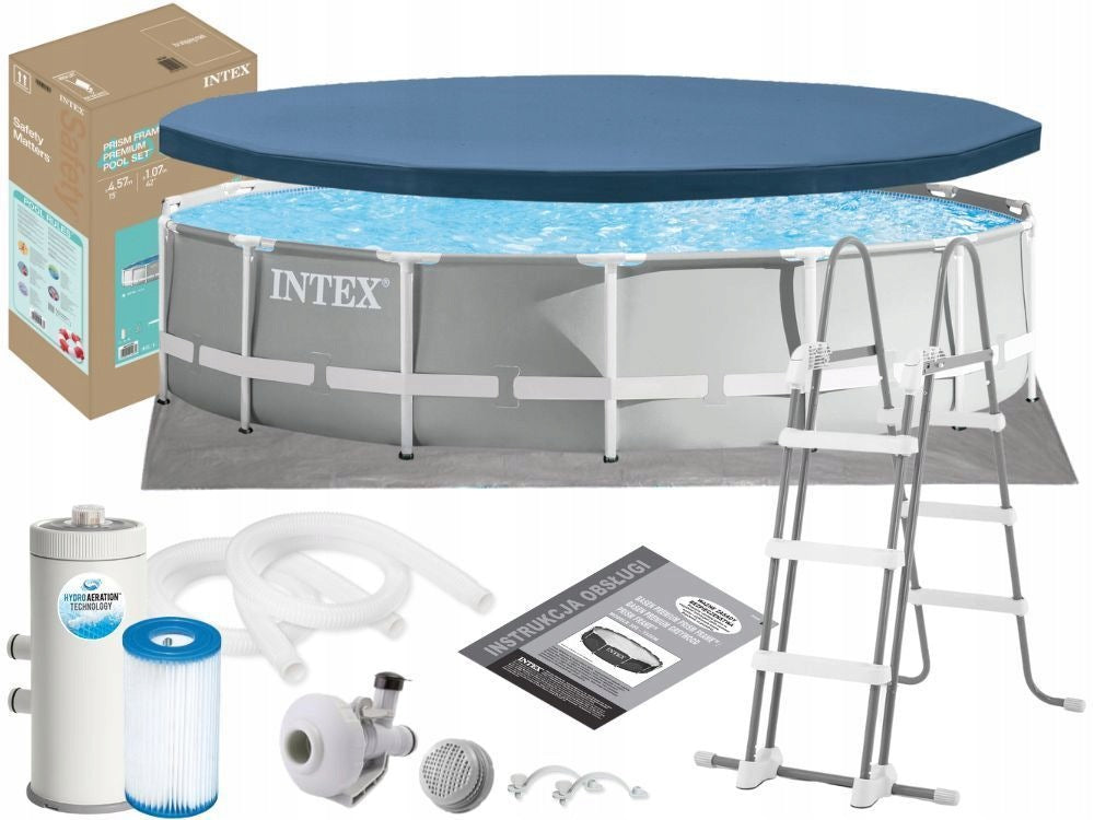 Garden Pool Intex 26724 with Pump and Ladder 457x107 New2026