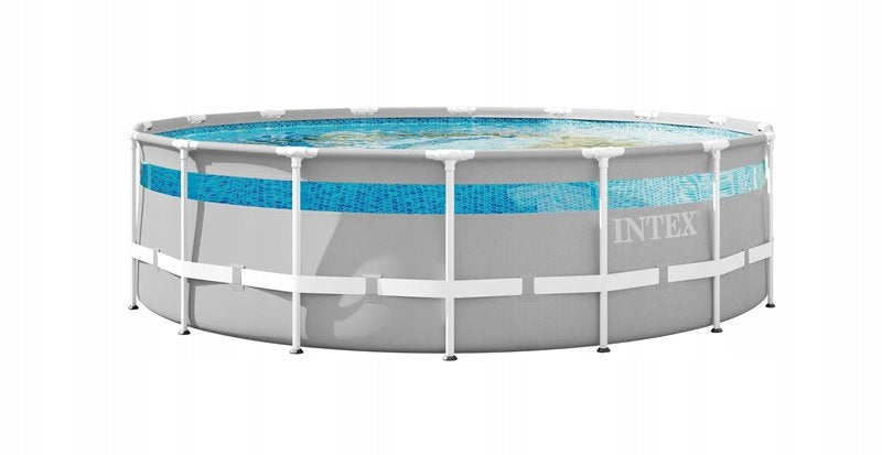 Garden Pool Rack 488x122cm 6in1 INTEX 26730 CLEARVIEW LADDER PUMP