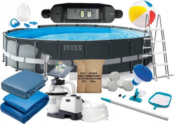 Garden Pool Rack 732x132 INTEX 26340 GN with RCD 15in1
