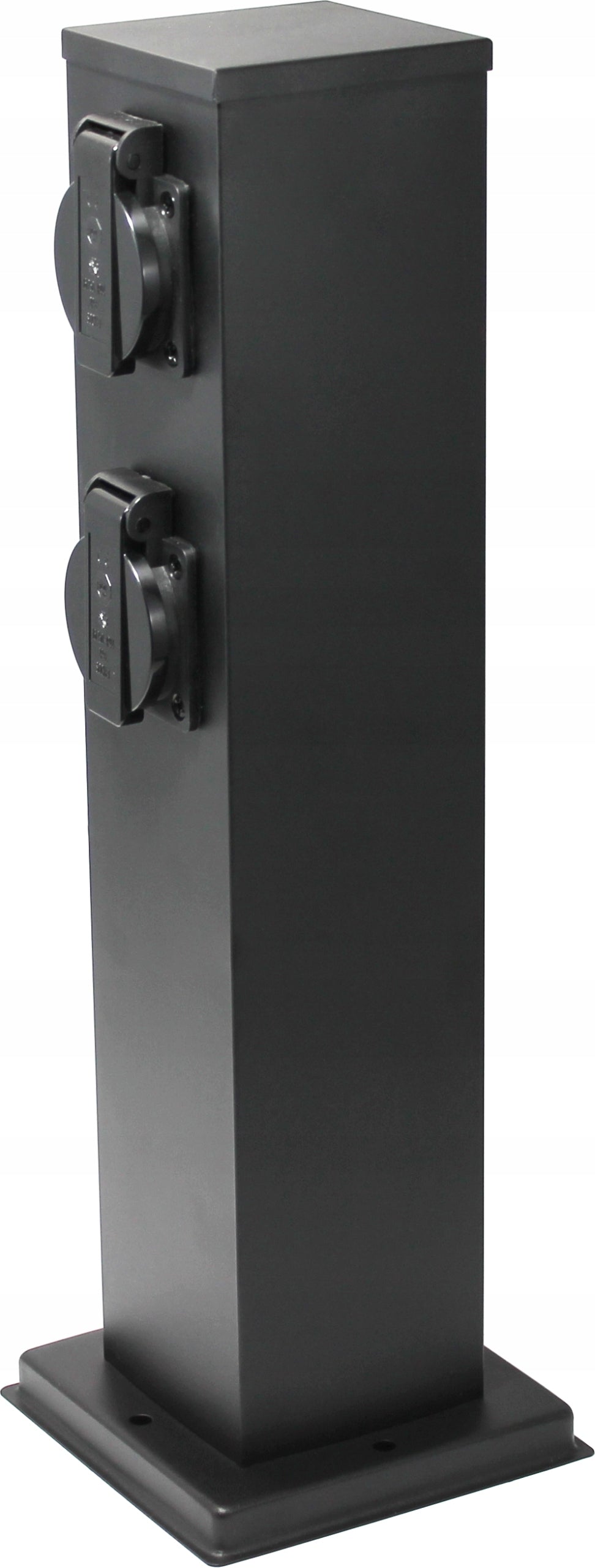 Garden Post Eko-Light 40cm with 2 Sockets 16A - IP44 Batteries included no