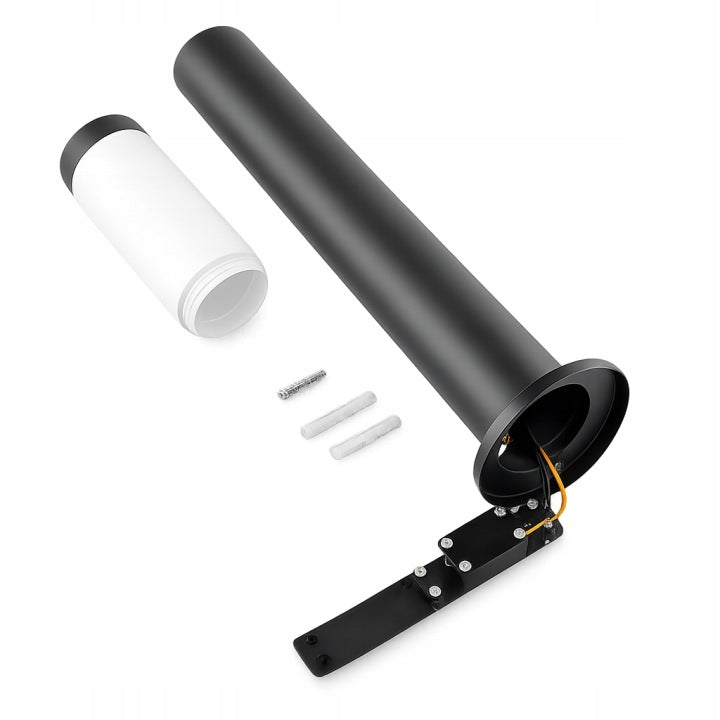 Garden Post Light 65 cm PIR E27 IP44 Black Motion and Dusk Sensor Brand SuperLED
