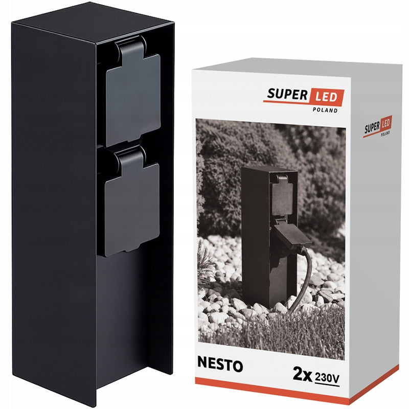Garden Power Post 2x Hermetic Socket 230V Extension Cord