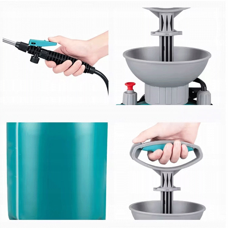Garden Pressure Sprayer 10L Manual Adjustable Lance Nozzle 100CM Batteries included no
