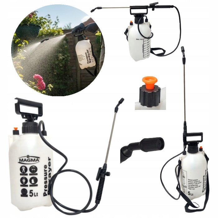 Garden Pressure Sprayer 5L Hand Washer for Spraying Plants