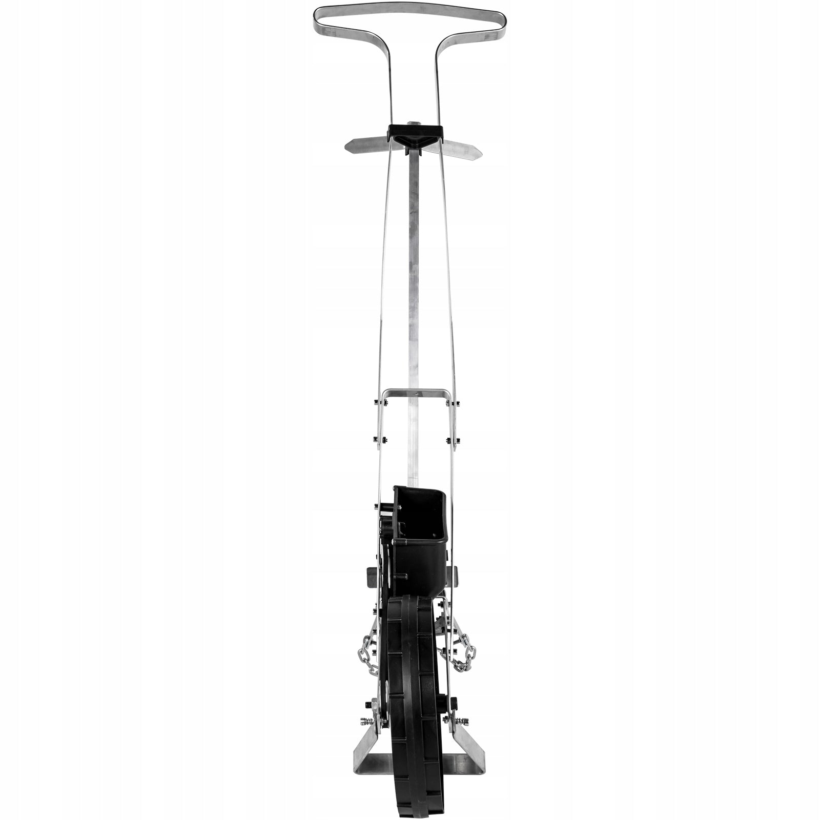 Garden Seeder Metal 6 Seed Plates Walk Behind Manual Planter Spreader Power supply handheld