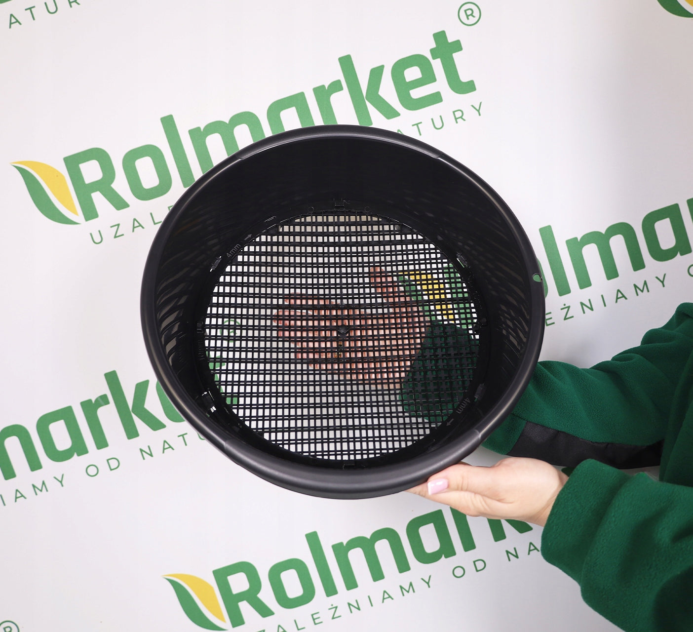 Garden Sieve Adjustable 37 cm For Earth Compost Bark Adjustable Eyelets Manufacturer code Sitko sito do przesiewania ziemi do piachu